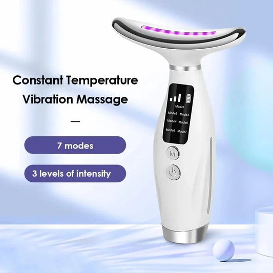 7 Coloured LED light Neck - Face Massager