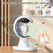 Multifunctional humidified mosquito repellent lamp