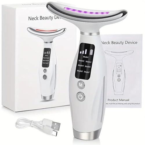 7 Coloured LED light Neck - Face Massager