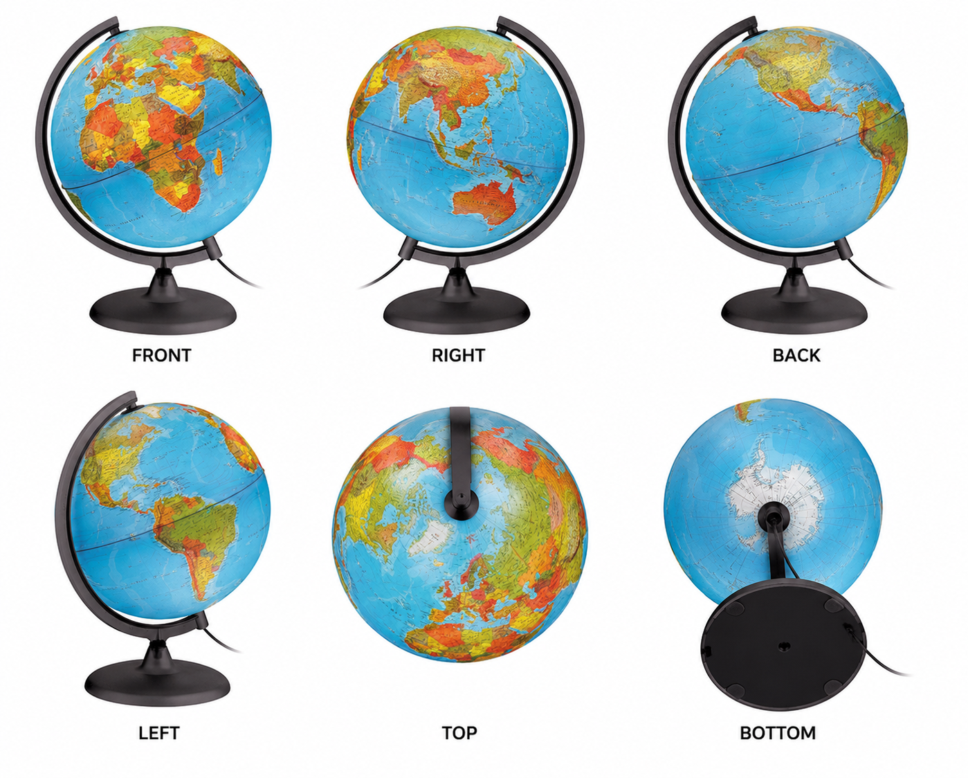 Educational Globe PVC Plastic (25cm)