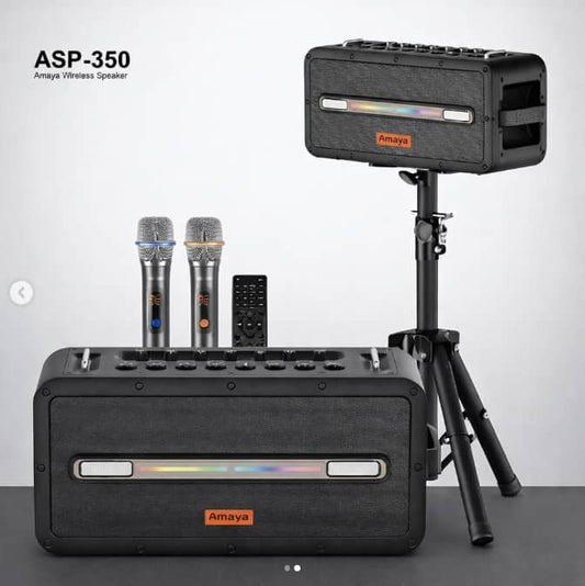 Amaya Volt Beast 350W ( 350 Watts 15 hr battery Microphone and remote control Equalizer Bluetooth Speaker 1 Yr Warranty.