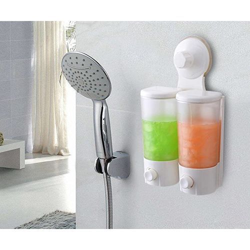 Double Liquid Soap Dispenser Magic suction cup)