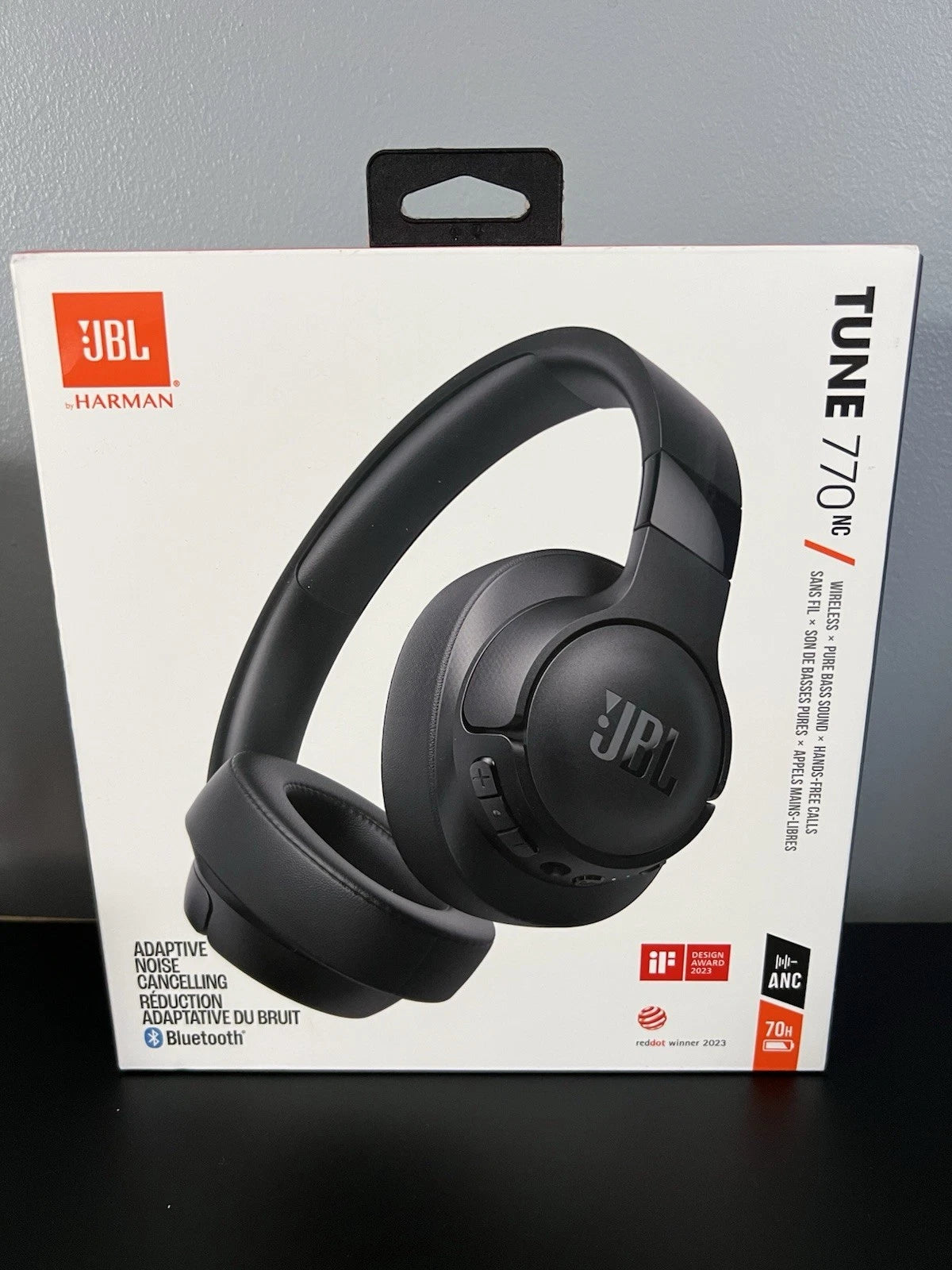 JBL Tune 770NC ACTIVE NOISE CANCELLATION Wireless Headphones