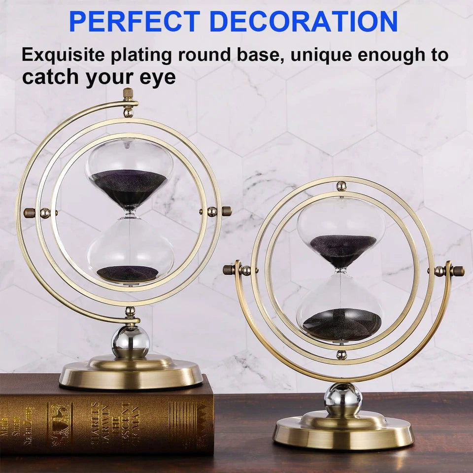 Vintage Rotating Hourglass